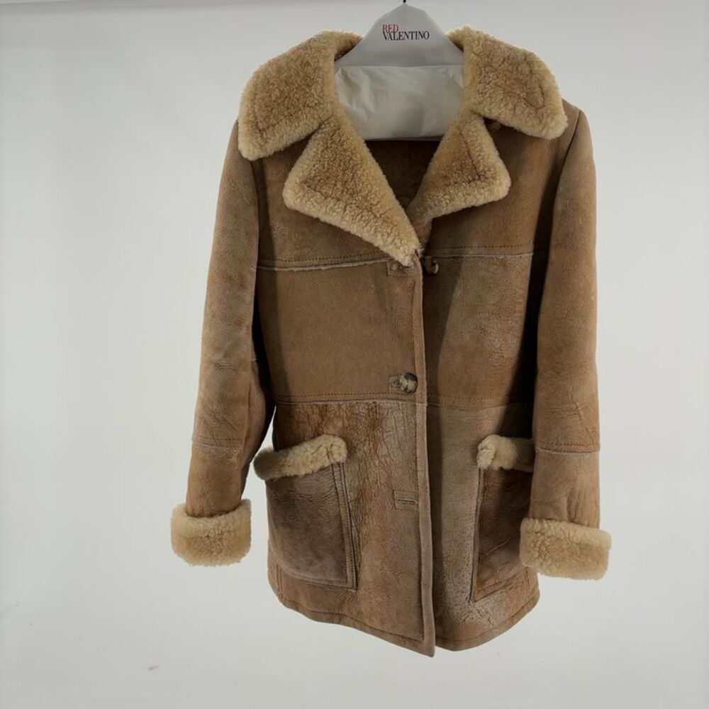 Sheepskin Factory Cozy Suede Sherling Line Coat